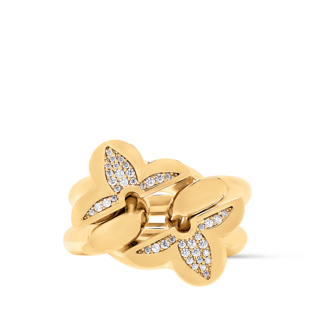 My Flower Link Ring S00 - Women - Fashion Jewelry | LOUIS VUITTON ®